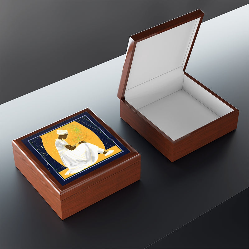 Enthroned Jewelry Box | Black Royalty Decor