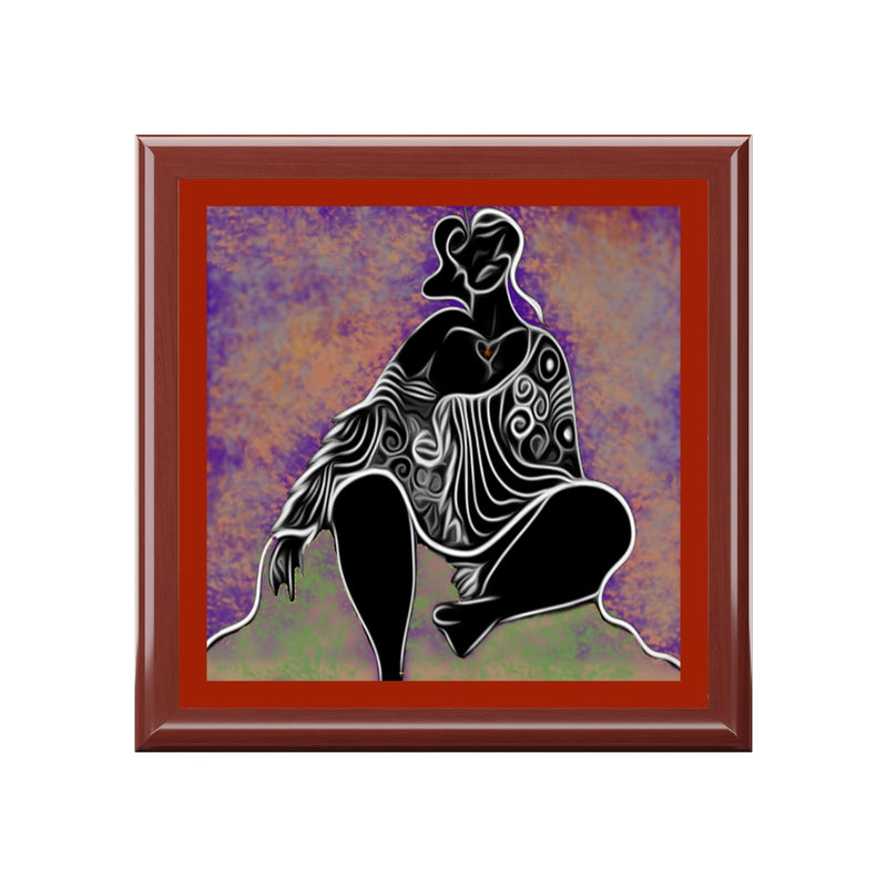 She Thinks Jewelry Box | Black Women Empowerment Decor