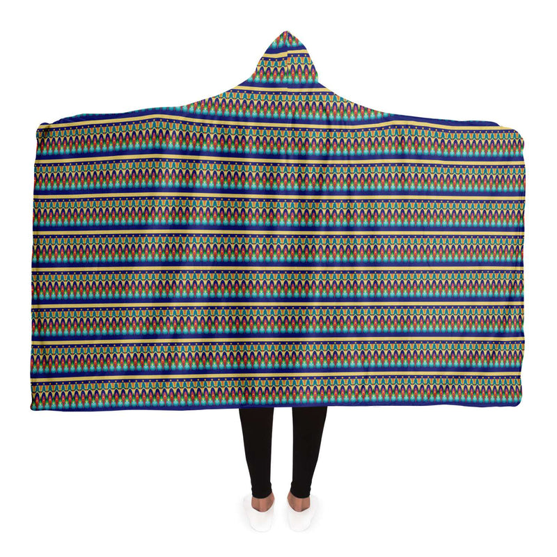 Our Sacred Temples Hooded Blanket | Afrocentric Home Decor