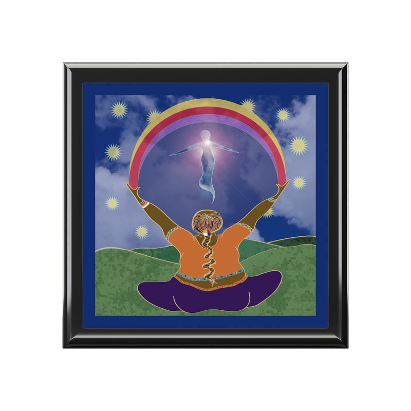 She Welcomes Her Highest Self Jewelry Box | Queer Art Decor