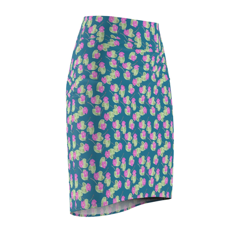 High John, Hey! All Over Print Pencil Skirt | Black Folklore Art