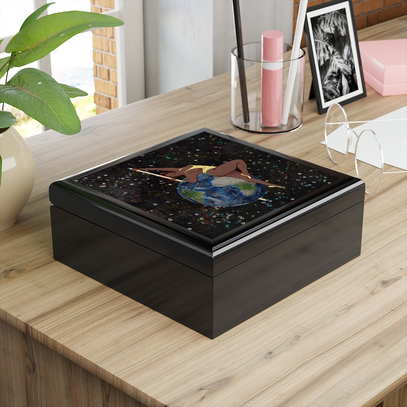Another Day On the Poles Jewelry Box | Queer Art Home Decor