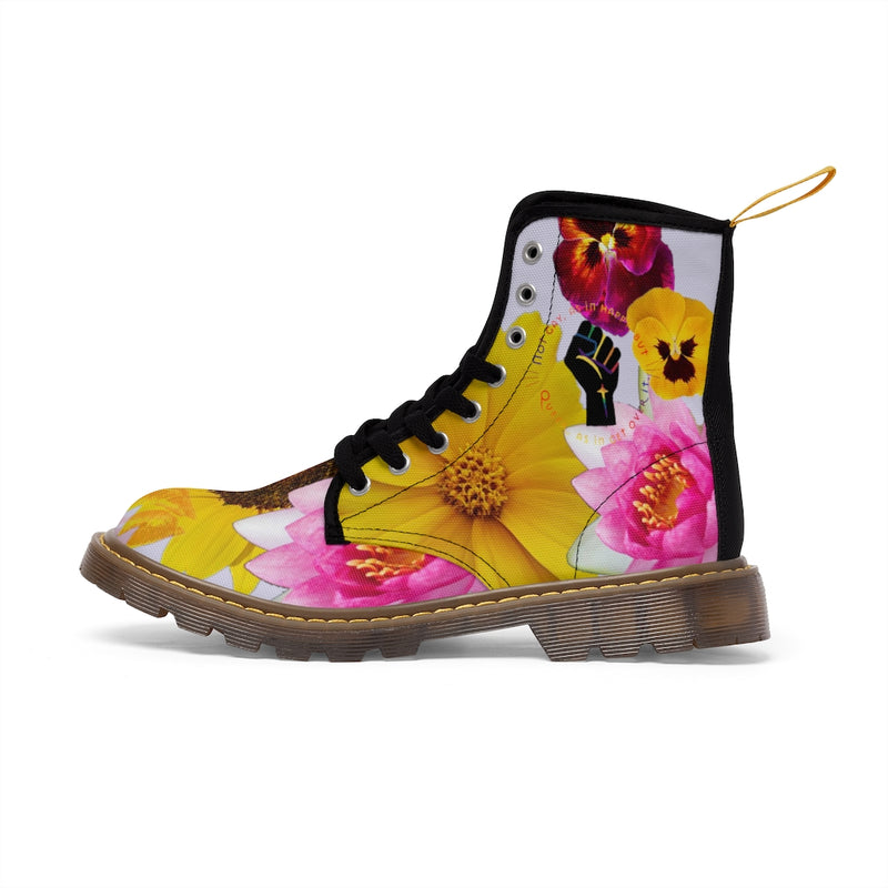 Radical Dream Escape Canvas Boots | Queer Art