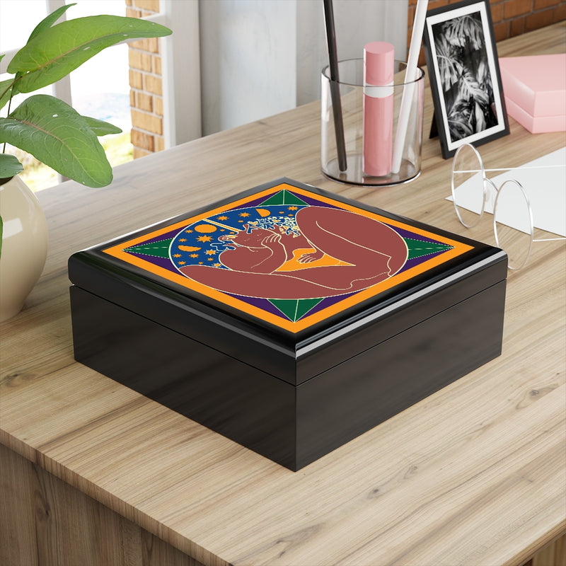 She Dreams Jewelry Box | Queer Art Decor