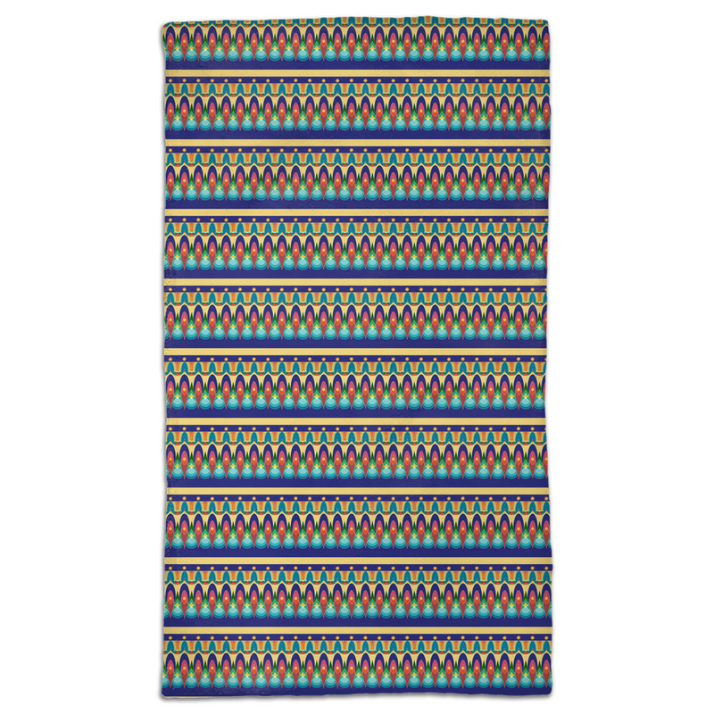 Our Sacred Temples Hand Towel | Afrocentric Bath Decor