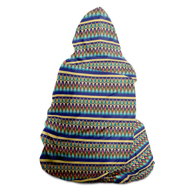 Our Sacred Temples Hooded Blanket | Afrocentric Home Decor