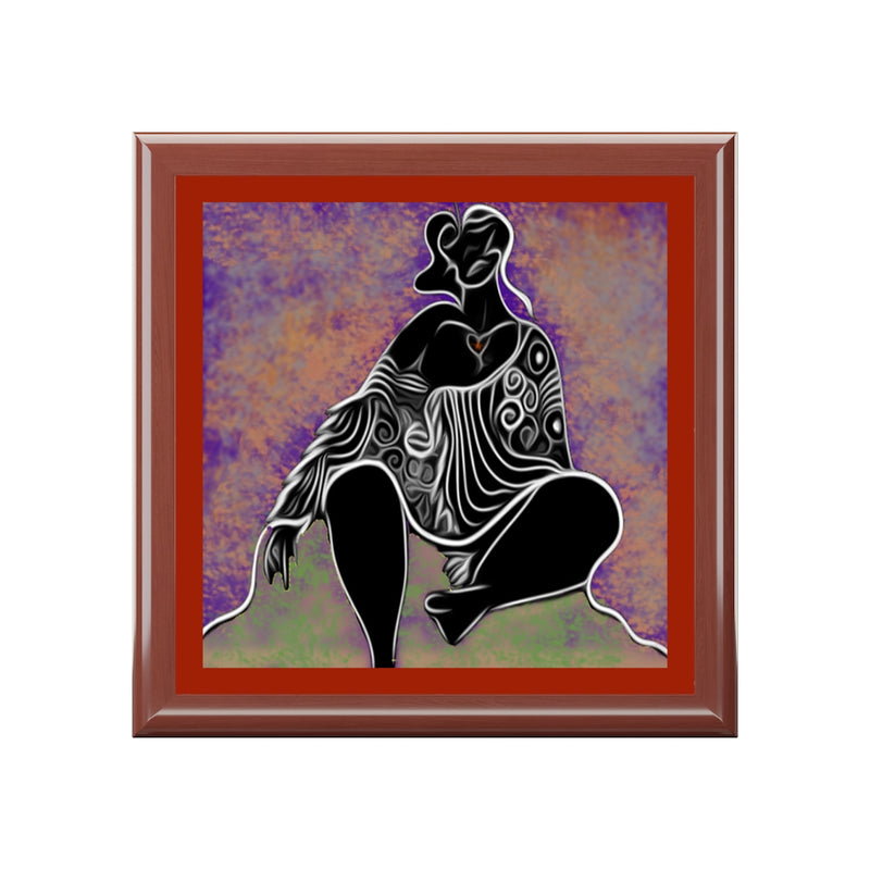 She Thinks Jewelry Box | Black Women Empowerment Decor