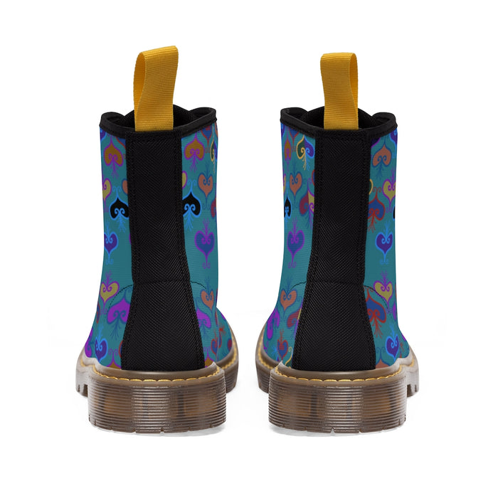 A Universe Of Love Canvas Boots