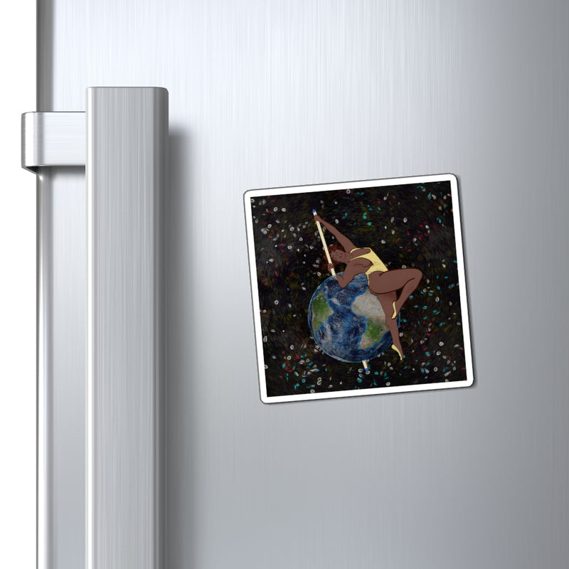 Another Day On the Poles Refrigerator Magnet | Queer Black Art
