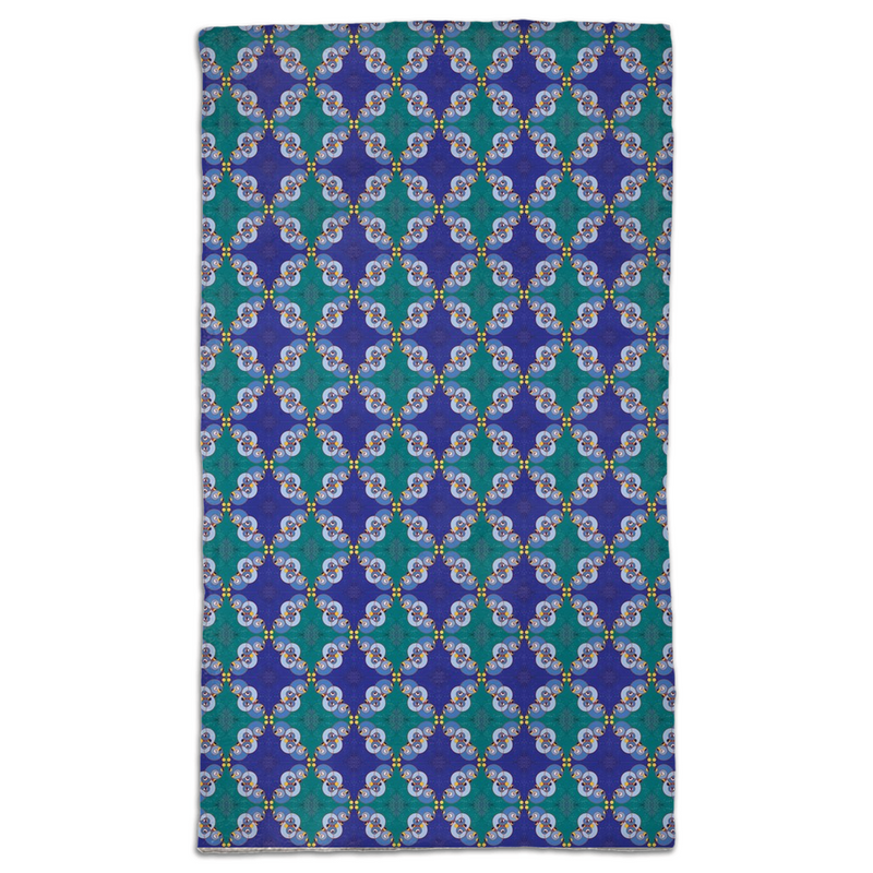 Ibu Agana Pathways Hand Towel | Afrocentric Bath Decor