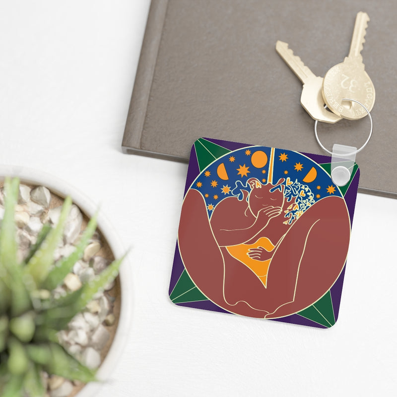 She Dreams Key Ring | Black Women's Empowerment