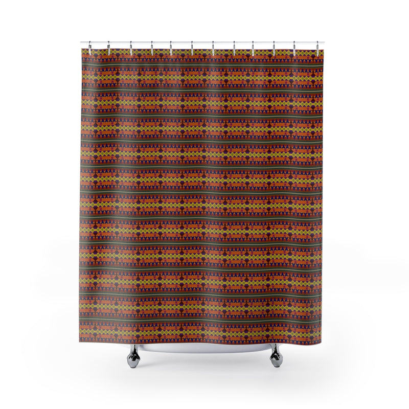 Kujichagulia Shower Curtain | Black Self-Determination Decor