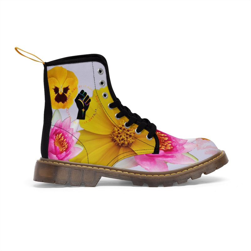 Radical Dream Escape Canvas Boots | Queer Art