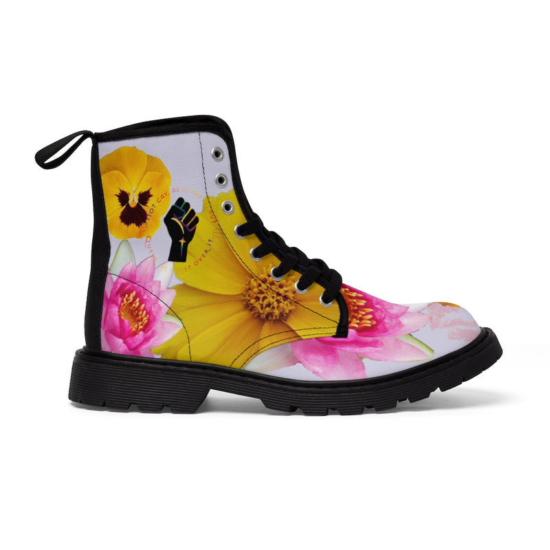 Radical Dream Escape Canvas Boots | Queer Art