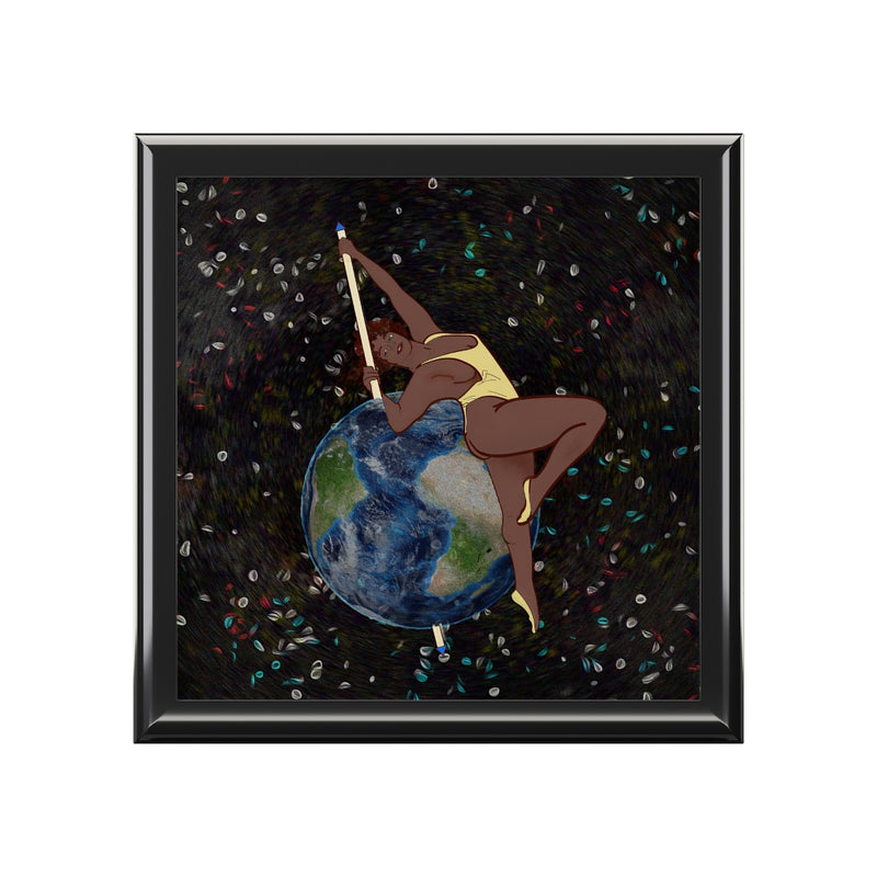 Another Day On the Poles Jewelry Box | Queer Art Home Decor