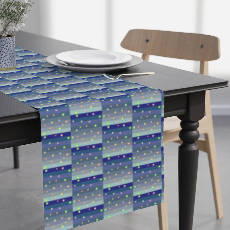 Winter Star Basket Table Runner | Afrocentric Home Decor