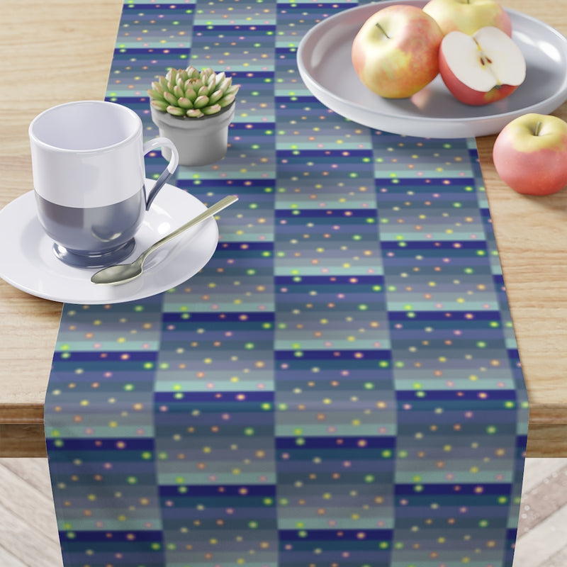 Winter Star Basket Table Runner | Afrocentric Home Decor