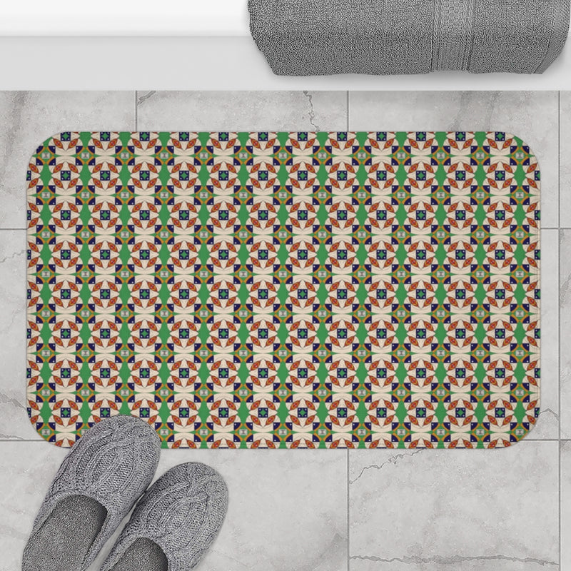 Umoja Bath Mat | Afrocentric Bathroom Decor