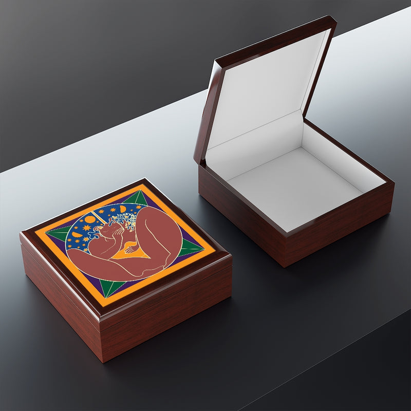 She Dreams Jewelry Box | Queer Art Decor