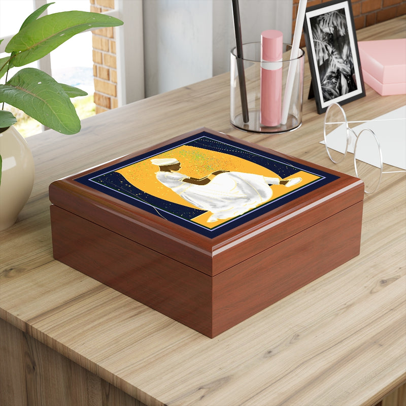 Enthroned Jewelry Box | Black Royalty Decor
