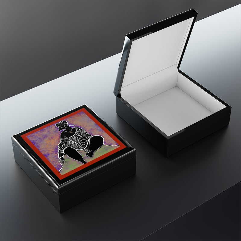 She Thinks Jewelry Box | Black Women Empowerment Decor