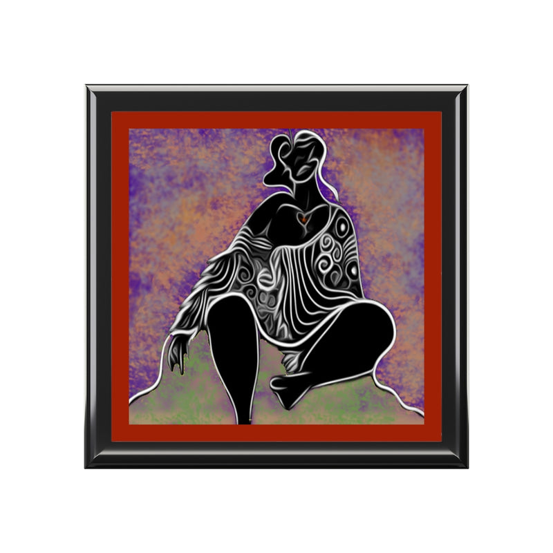 She Thinks Jewelry Box | Black Women Empowerment Decor