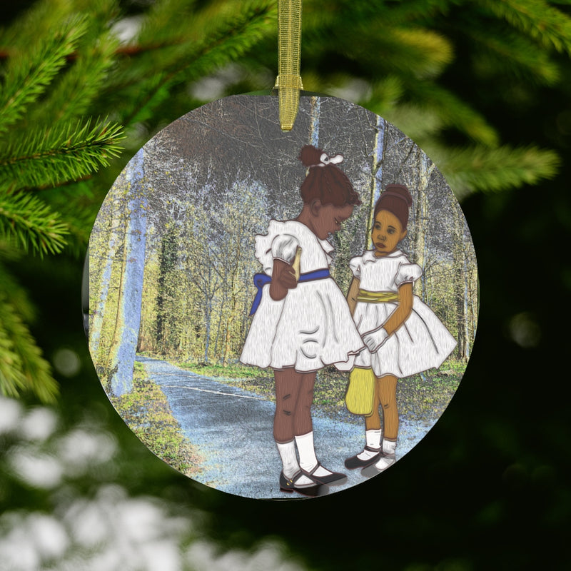 Pitti Patent Leather Glass Ornament | Queer Home Decor