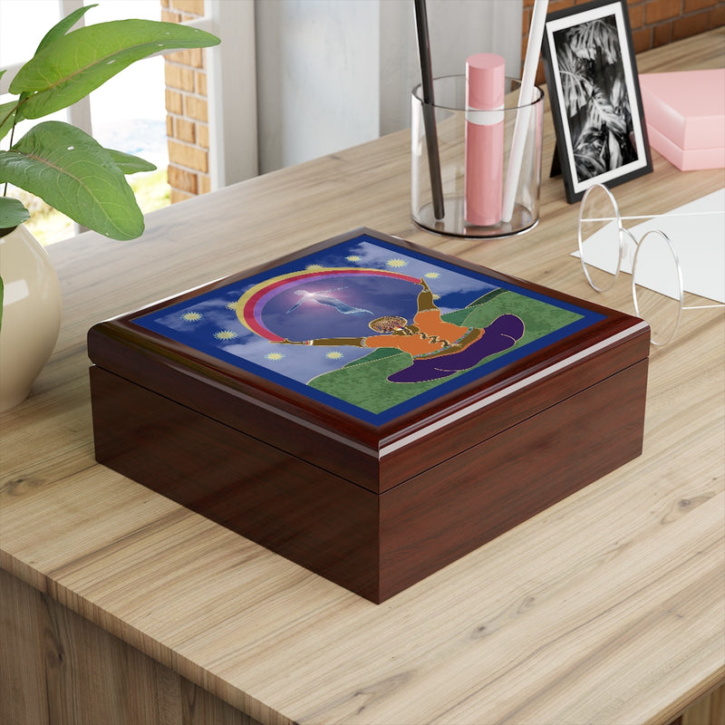 She Welcomes Her Highest Self Jewelry Box | Queer Art Decor