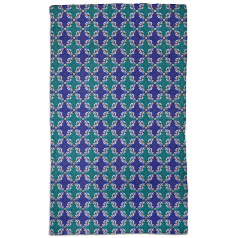 Ibu Agana Pathways Hand Towel | Afrocentric Decor