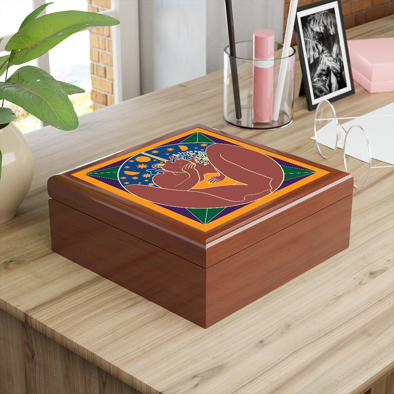 She Dreams Jewelry Box | Queer Art Decor