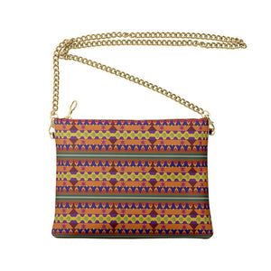 Kujichagulia Crossbody Bag With Chain | Black Self-Determination
