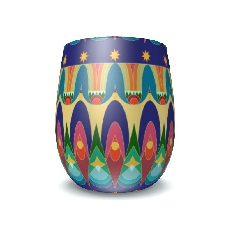 Our Sacred Temples Water Glass | Afrocentric Decor & Black History