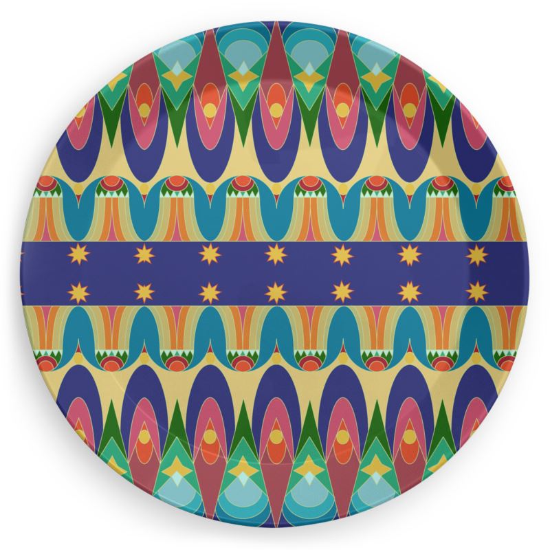 Our Sacred Temples Party Plates | Black History & Spiritual Decor