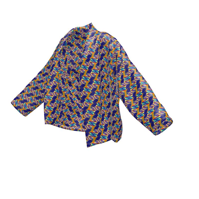 Nana's Strands Wrap Blazer | Black Heritage Fashion