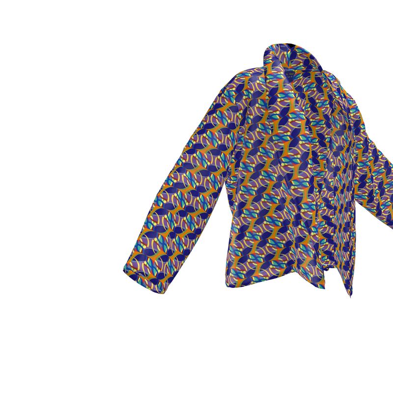 Nana's Strands Wrap Blazer | Black Heritage Fashion