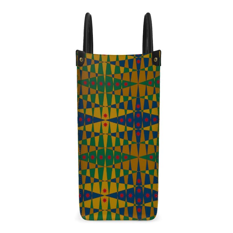 Pitti Pat To Market Leather Shopper Bag | Black Joy & Afrocentric Style