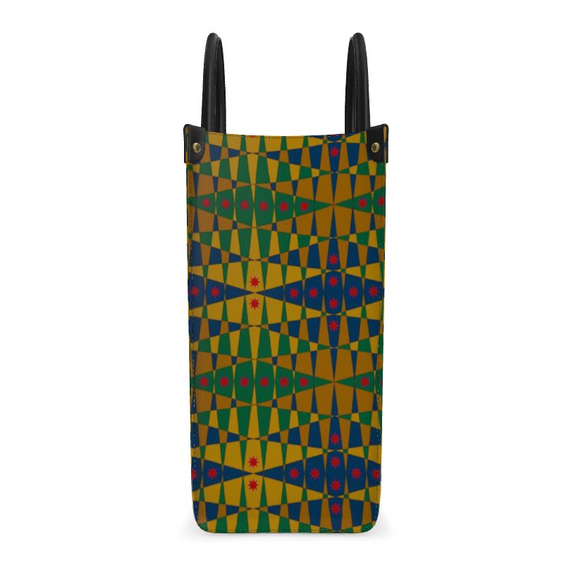 Pitti Pat To Market Leather Shopper Bag | Black Joy & Afrocentric Style