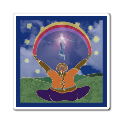 She Welcomes Her Highest Self Magnet | Queer Affirming Art