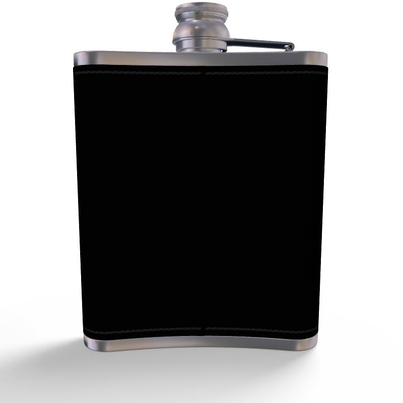 Another Day On The Poles Leather Wrapped Hip Flask | Queer Art