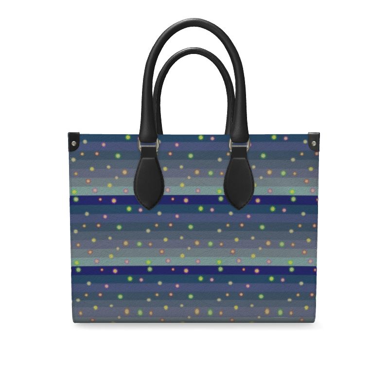 Winter Star Basket Leather Shopper Bag | Afrocentric Accessories