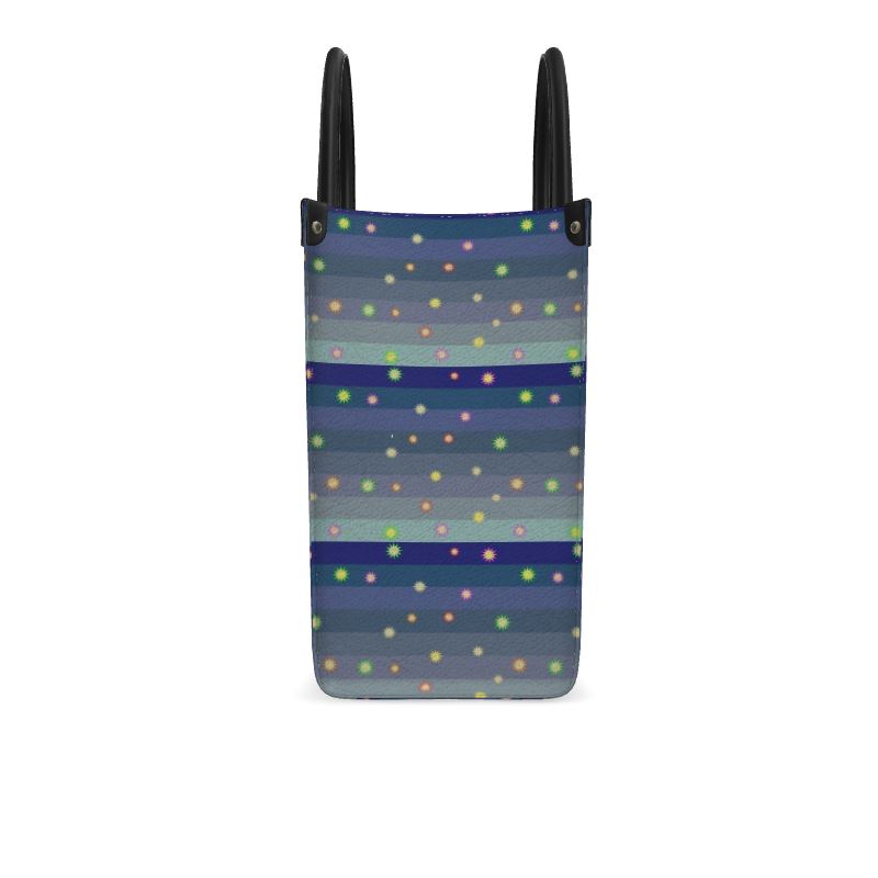 Winter Star Basket Leather Shopper Bag | Afrocentric Accessories
