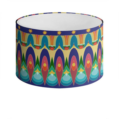 Our Sacred Temples Drum Lamp Shade | Afrocentric Home Decor