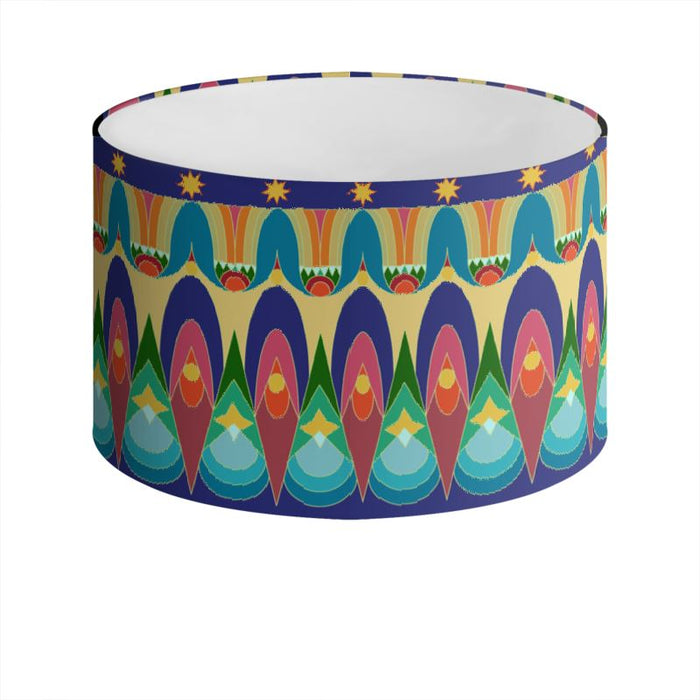 Our Sacred Temples Drum Lampshade