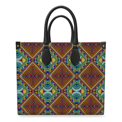 Portal N Time Pools Leather Shopper Bag | Afrocentric Accessories