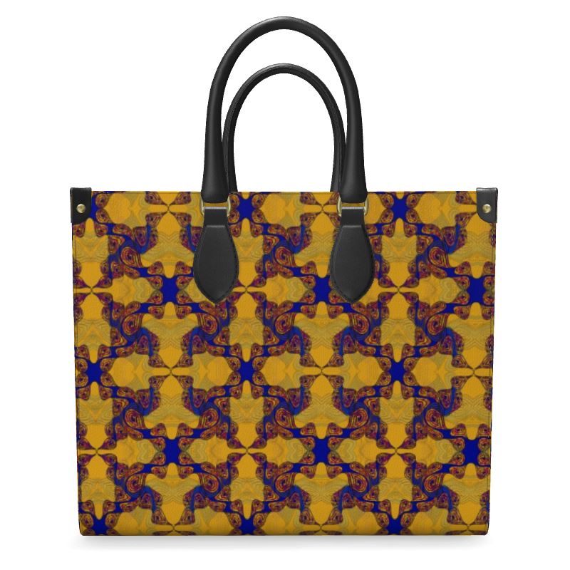 Hot Wata Leather Shopper Bag | Oshun Inspired Art
