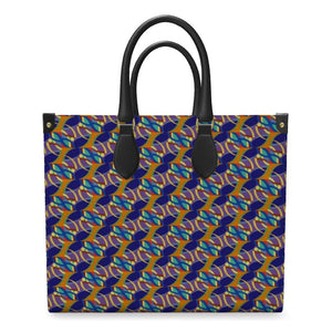 Nana's Strands Leather Shopper Bag | Black Heritage & Pride
