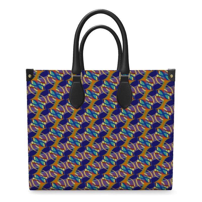 Nana's Strands Leather Shopper Bag | Black Heritage & Pride