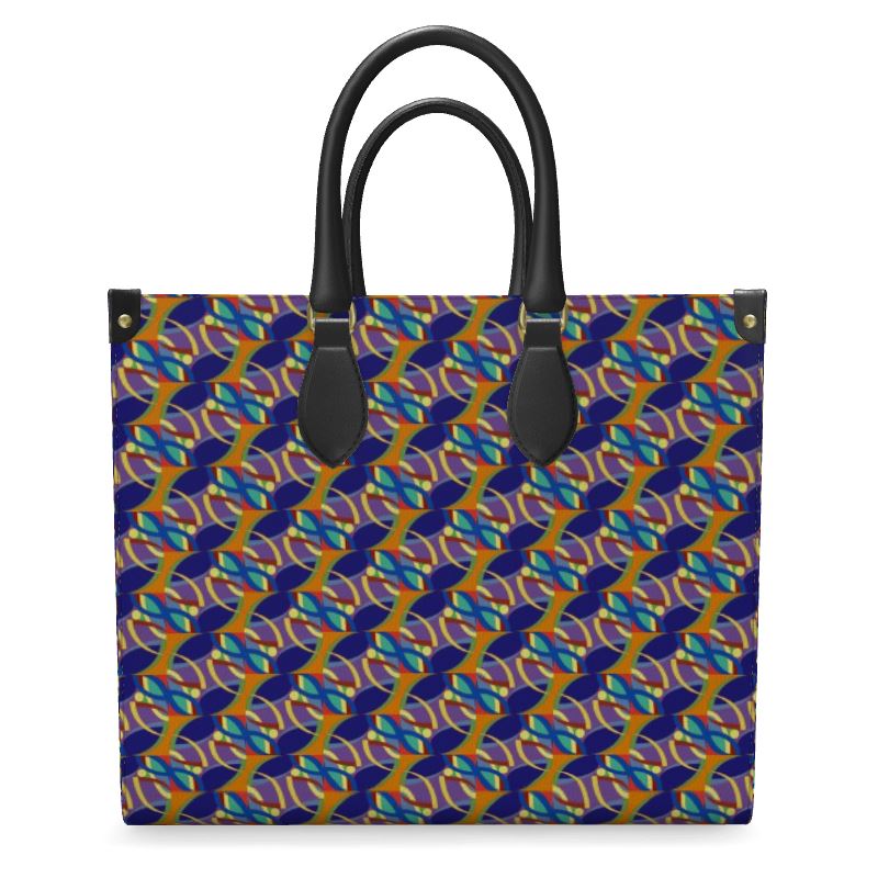 Nana's Strands Leather Shopper Bag | Black Heritage & Pride