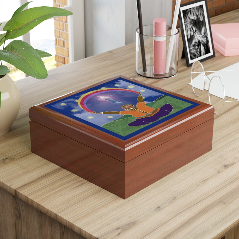 She Welcomes Her Highest Self Jewelry Box | Queer Art Decor