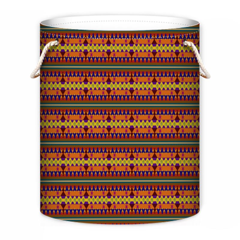 Kujichagulia Laundry Hamper | Black Self-Determination Decor